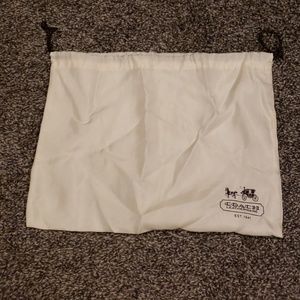 Coach wristlet satin dust cover